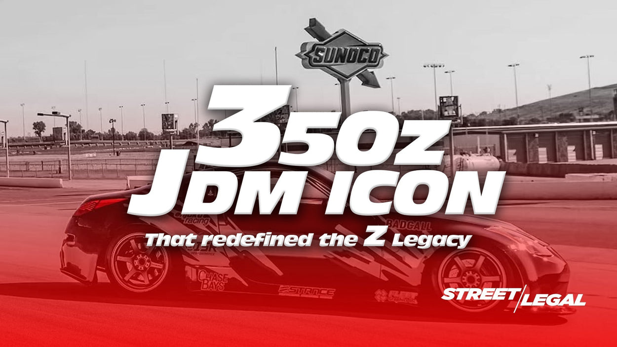 Nissan 350Z drifting on track