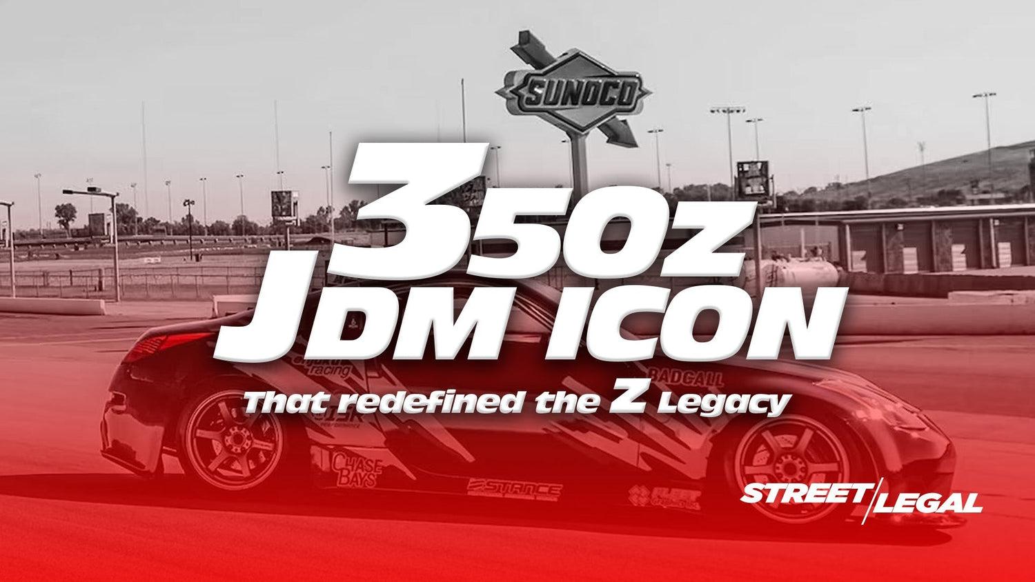 Nissan 350Z drifting on track