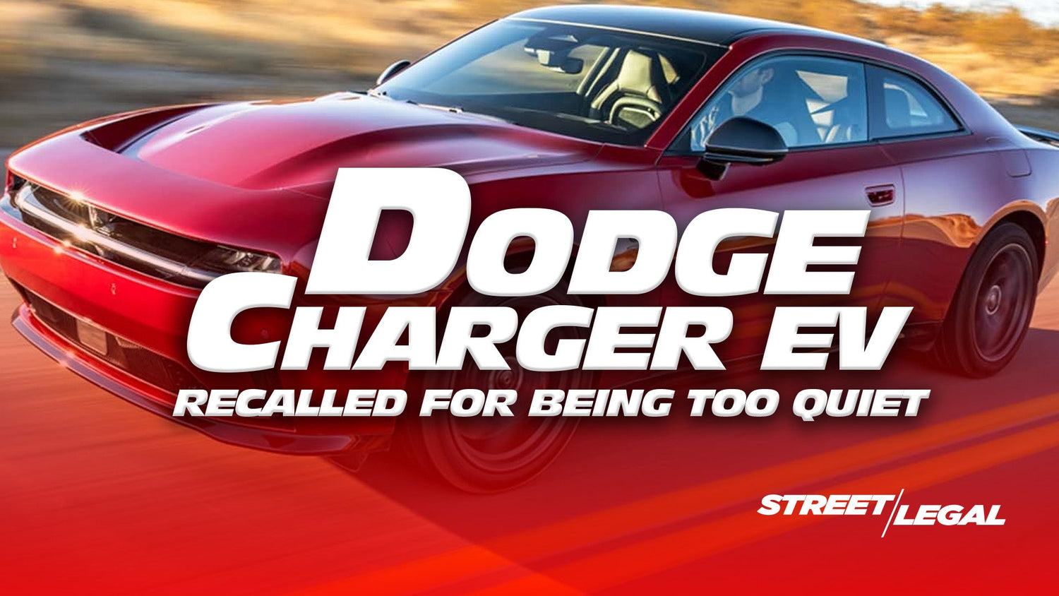 Dodge Charger EV Recalled for Being Too Quiet