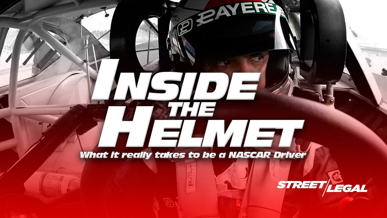 Street Legal NASCAR cockpit view inside race car