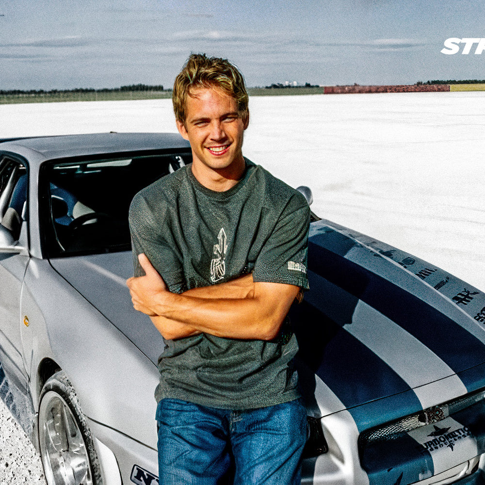 Paul Walker with his Nissan Skyline GT-R