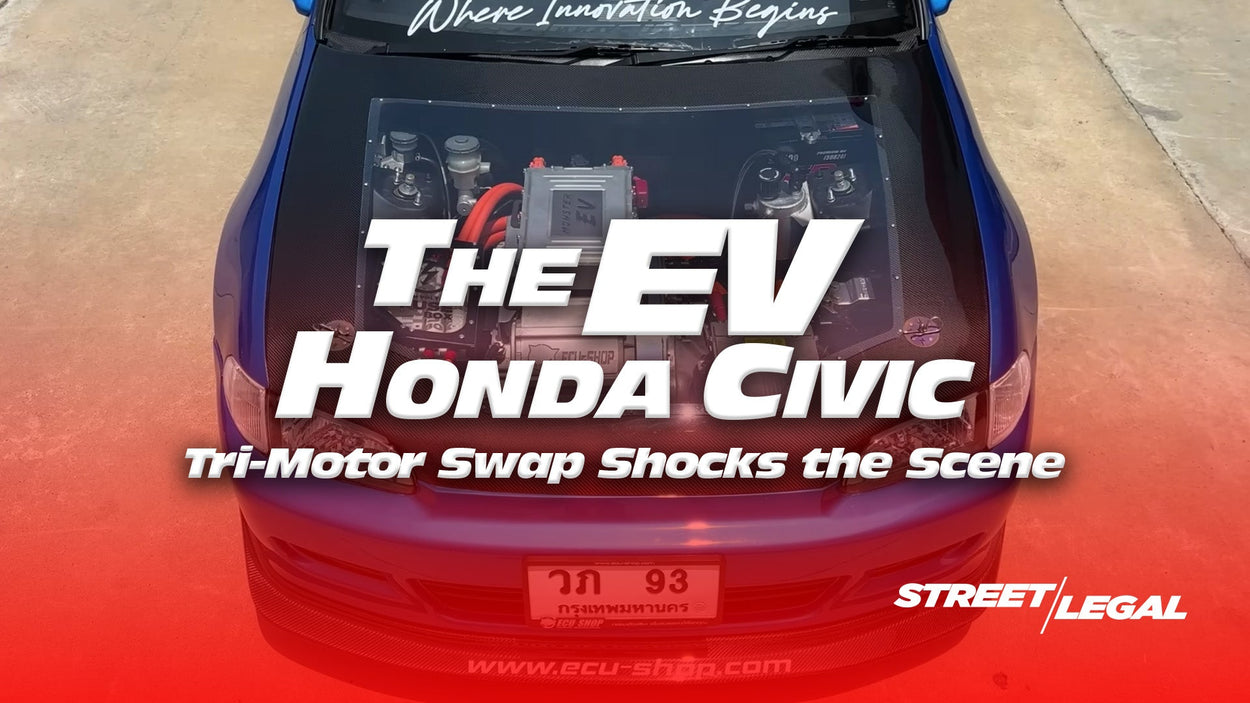 EV Honda Civic EG: Tri-Motor Swap Shocks the Scene