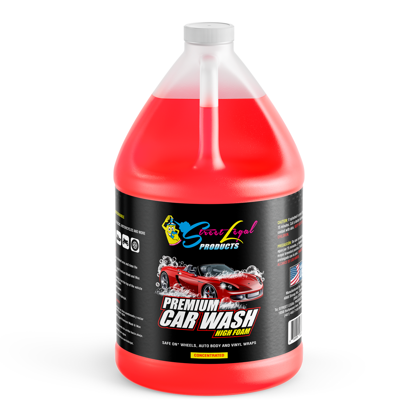 Premium Car Wash & Wax High Foam 1 Gallon