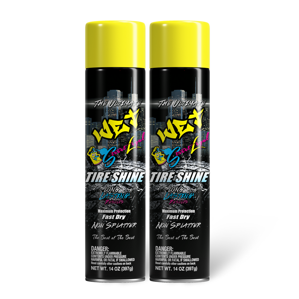 Street Legal The Ultimate Wet Tire Shine, 2 Pack 14 oz per can