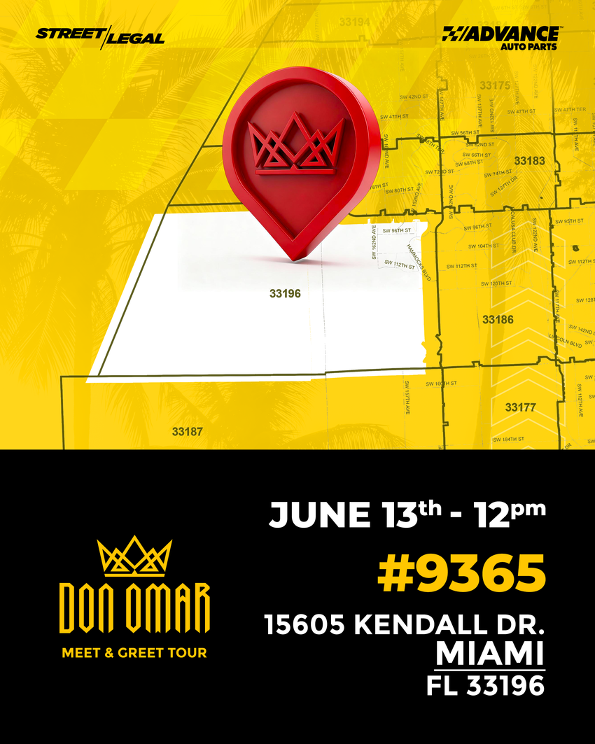 Don Omar Meet & Greet – Store #9365 (Kendall, FL) – June 13, 2026
