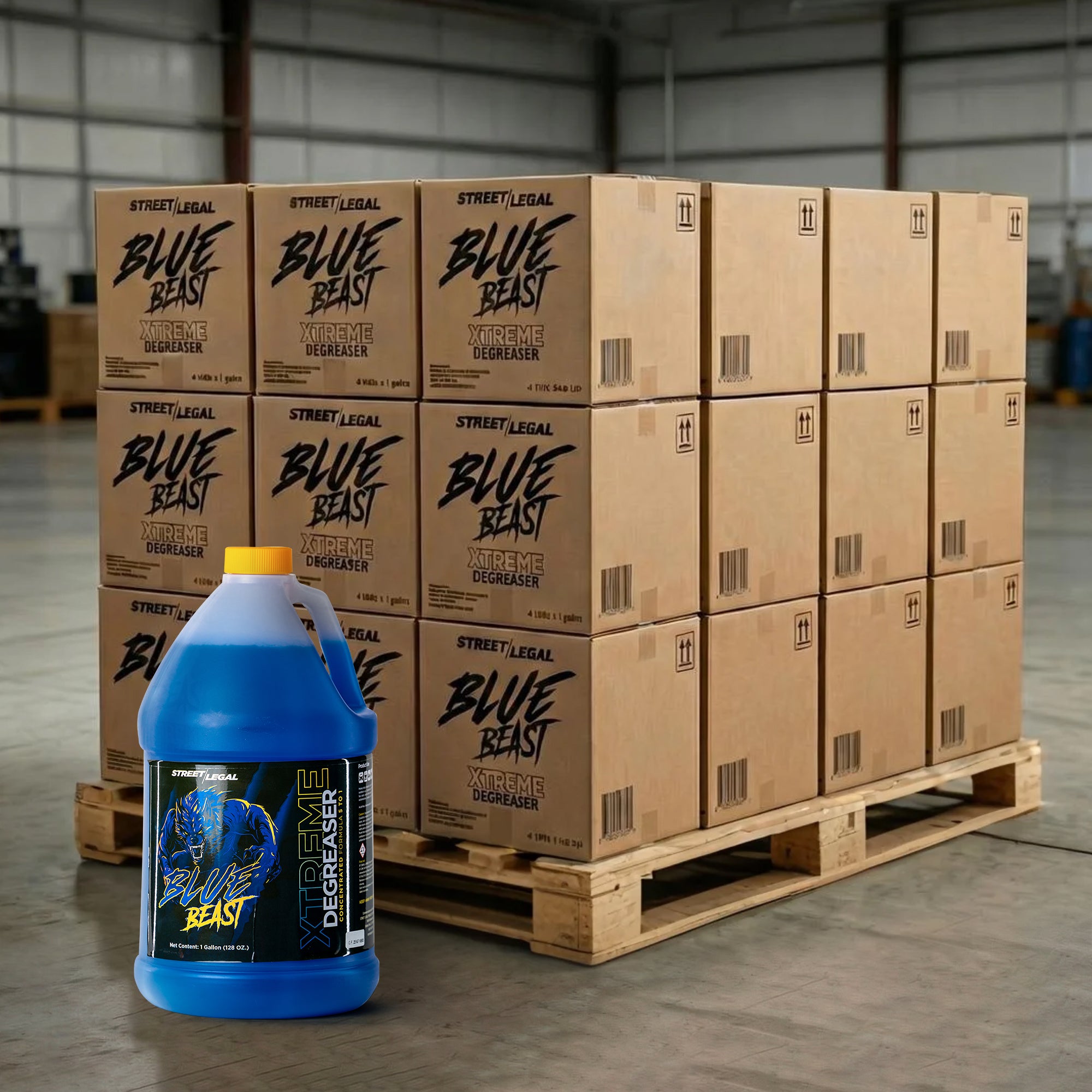 Street Legal Blue Beast Degreaser – Industrial / Commercial Bulk Cleaner, Engine & Heavy-Duty, Fleet & Professional Use