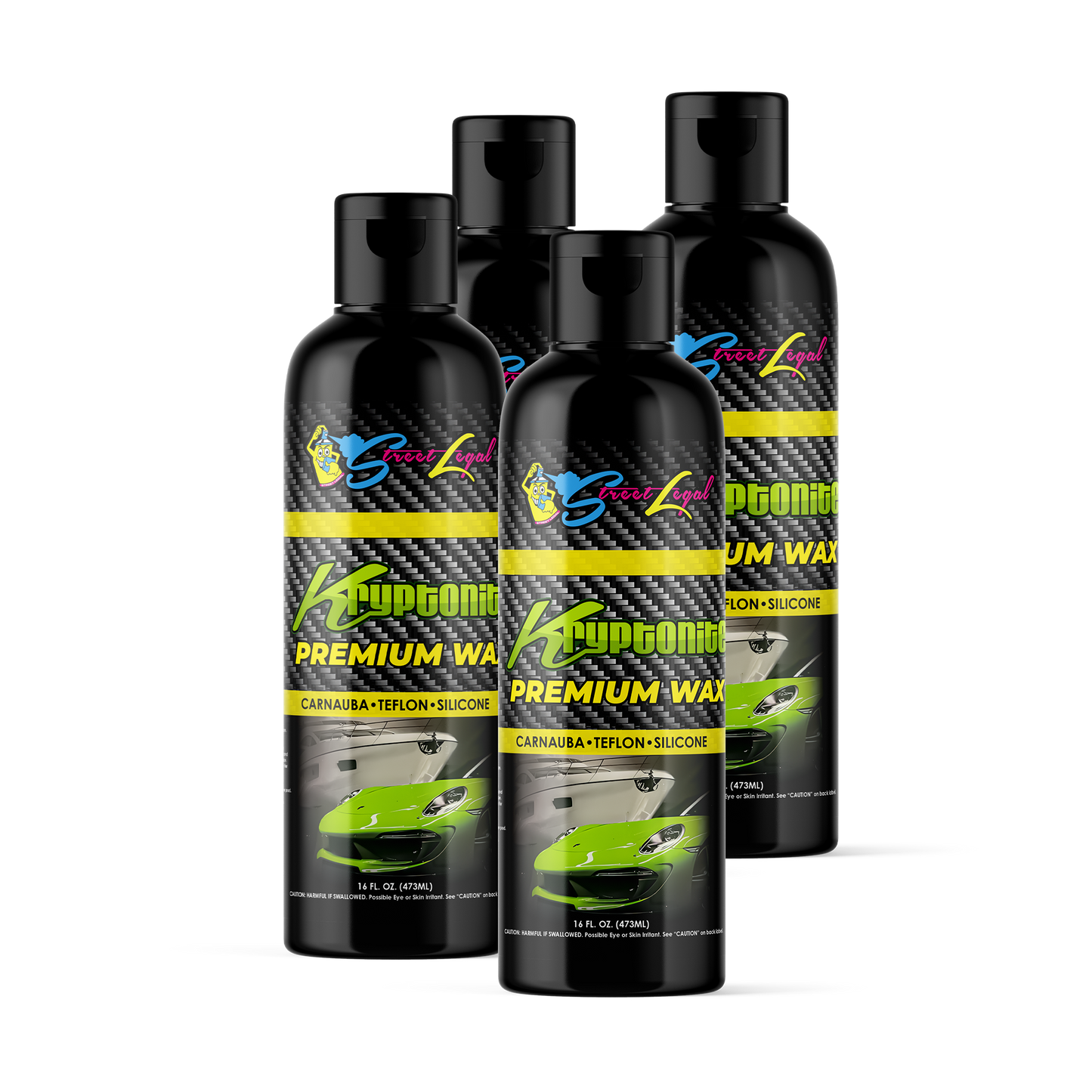 Kryptonite Premium Wax 4 pack 16 Oz