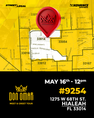 Don Omar Meet & Greet – Store #9254 (Hialeah, FL) – May 16, 2026