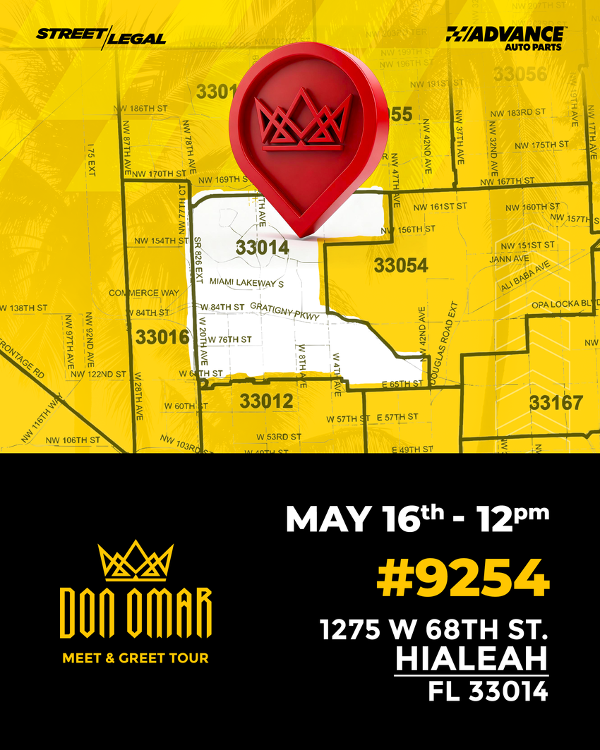 Don Omar Meet & Greet – Store #9254 (Hialeah, FL) – May 16, 2026