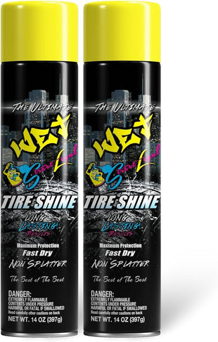 Street Legal’s The Ultimate Wet Tire Shine 14oz Spray Can