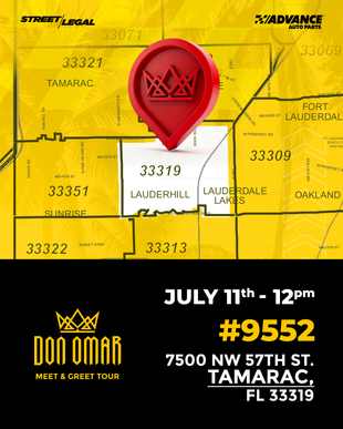 Don Omar Meet & Greet – Store #9552 (Tamarac, FL) – July 11, 2026
