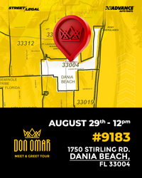 Don Omar Meet & Greet – Store #9183 (Dania Beach, FL) – August 29, 2026
