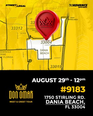 Don Omar Meet & Greet – Store #9183 (Dania Beach, FL) – August 29, 2026
