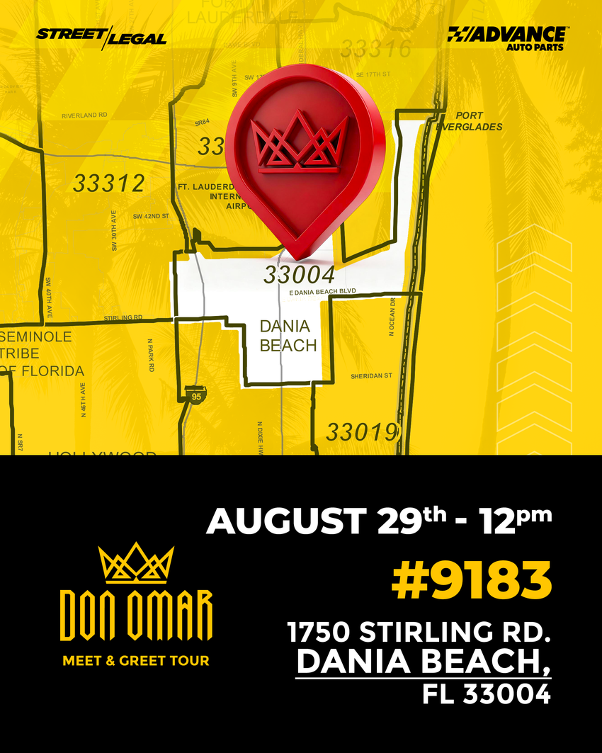 Don Omar Meet & Greet – Store #9183 (Dania Beach, FL) – August 29, 2026