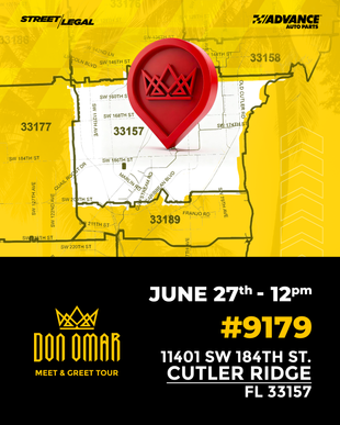 Don Omar Meet & Greet – Store #9179 (Cutler Ridge, FL) – June 27, 2026