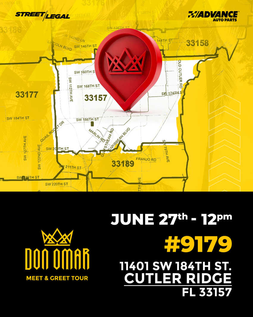 Don Omar Meet & Greet – Store #9179 (Cutler Ridge, FL) – June 27, 2026