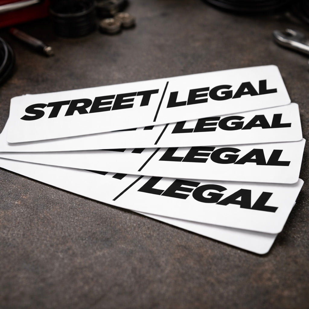 Street Legal Stickers – 5 Pack