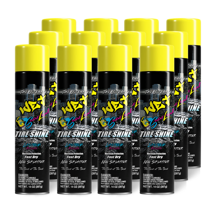 Street Legal’s The Ultimate Wet Tire Shine 14oz Spray Can