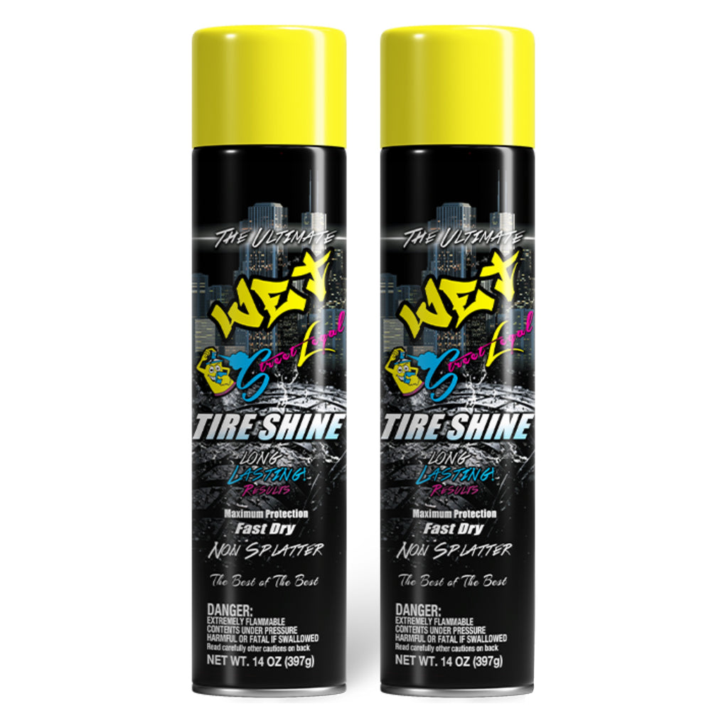 Street Legal Ultimate Wet Tire Shine – Non-Splatter Formula (14oz)