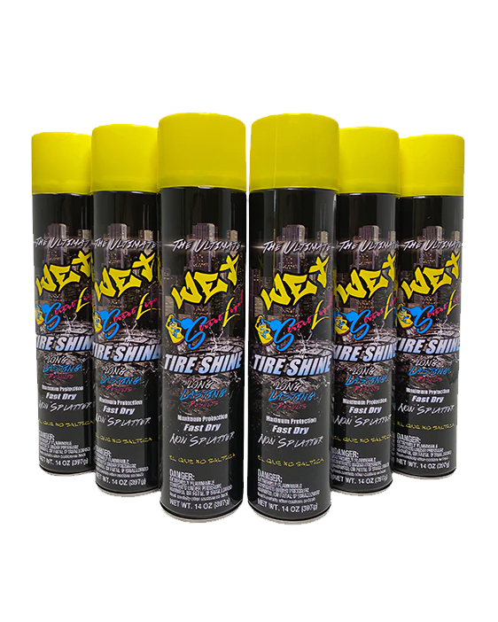 Street Legal Ultimate Wet Tire Shine – Non-Splatter Formula (14oz)