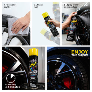 Street Legal’s The Ultimate Wet Tire Shine 14oz Spray Can