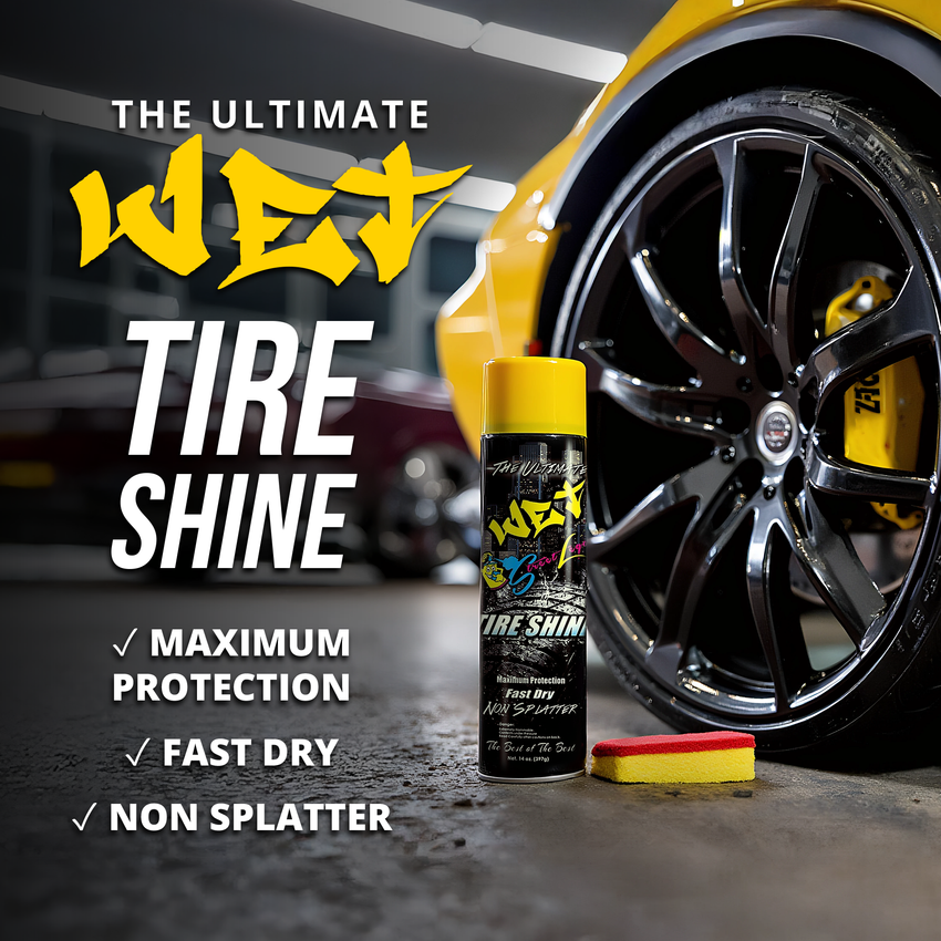Street Legal’s The Ultimate Wet Tire Shine 14oz Spray Can