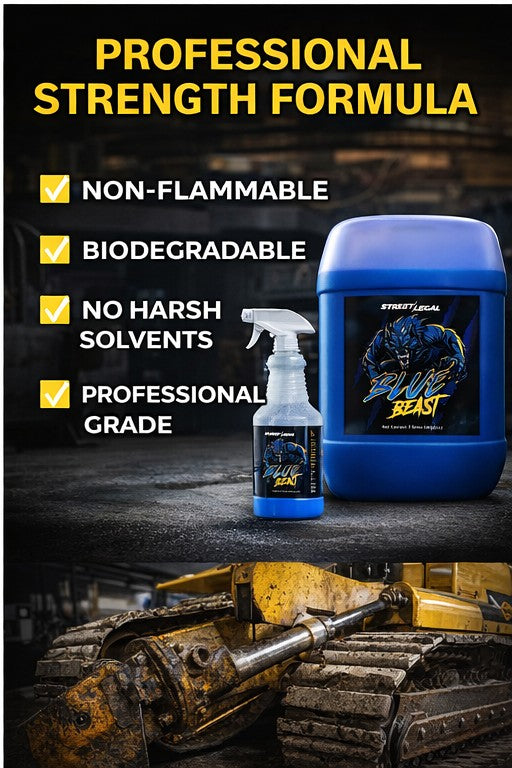 Street Legal Blue Beast Xtreme Degreaser 5 Gallon | Professional-Grade Heavy Duty Cleaner
