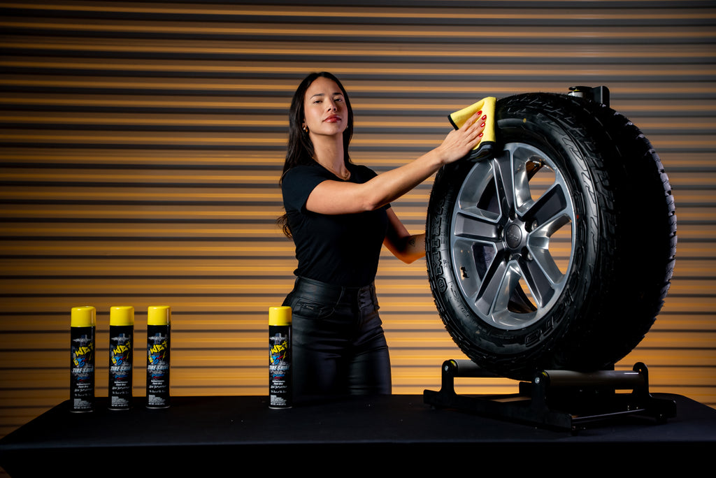 Street Legal’s The Ultimate Wet Tire Shine 14oz Spray Can