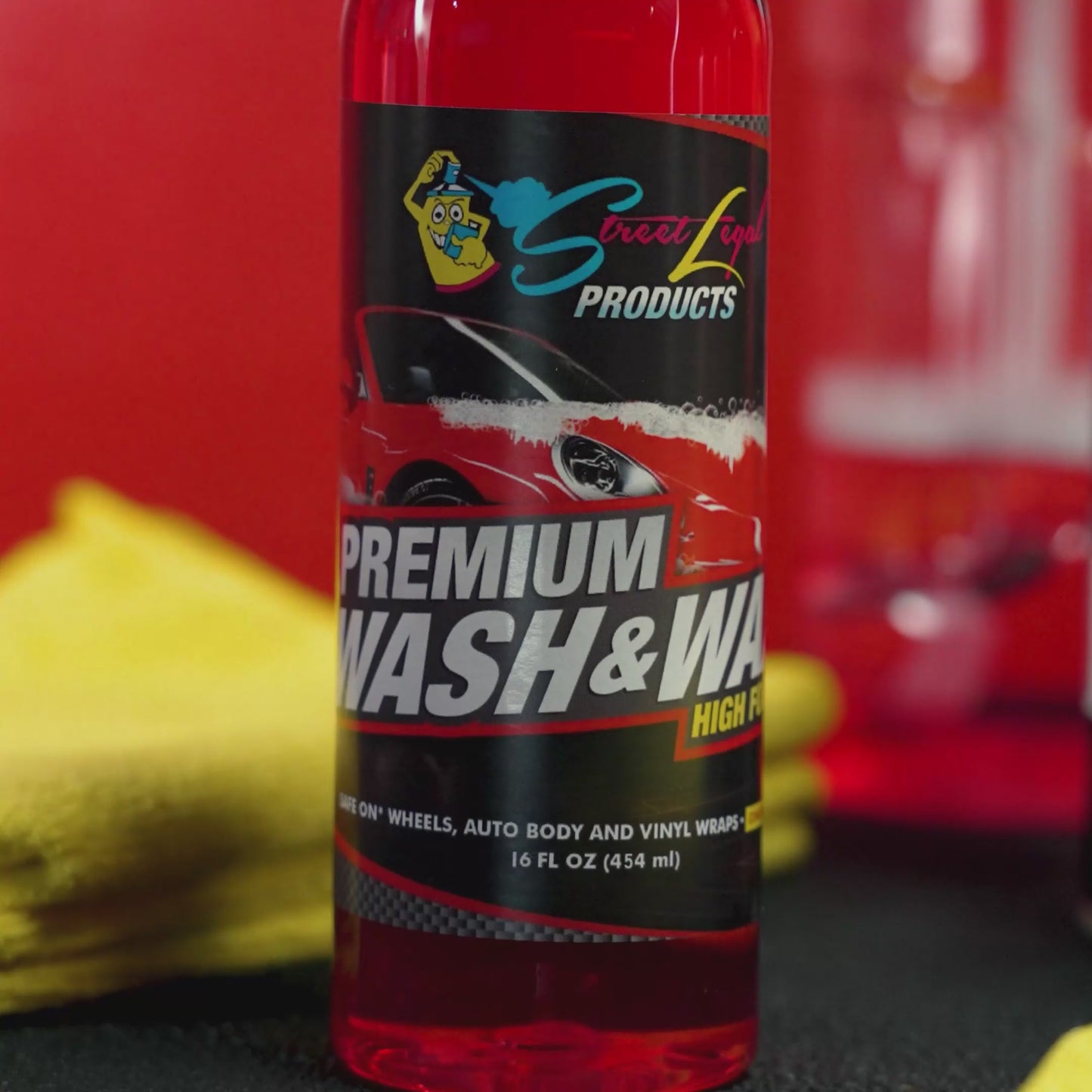 Premium Wash & Wax 16 oz bottle